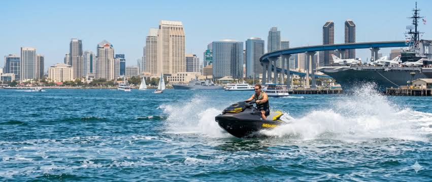 Jet ski adventure at Mission Bay