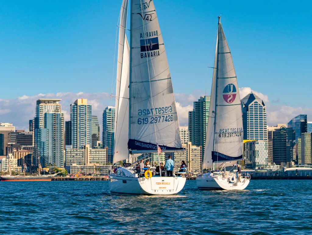 Sailing Regatta in San Diego Bay